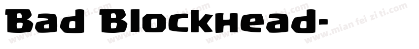 Bad Blockhead字体转换